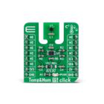 MikroElektronika,MIKROE-4496,MikroElektronika  温度和湿度15点阵 MikroBus Click 板, 温度和湿度传感器, SHT40芯片