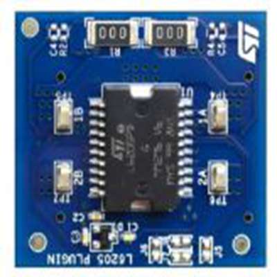 STMicroelectronics,EVL6208-PLUG,STMicroelectronics  基于STM32 Nucleo的L62xx系列双刷DC和步进电机驱动器评估套件环境, 步进电机驱动