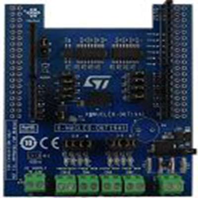 STMicroelectronics,X-NUCLEO-OUT19A1,STMicroelectronics  扩展板, 电源管理 扩展板, IPS8160HQ-1芯片, 用于开发可编程逻辑控制器