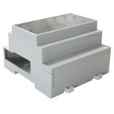 CAMDENBOSS,CBRPI-DR-2-3-CLR,CAMDENBOSS 树莓派外壳, 聚碳酸脂制主体, 灰色, 用于Raspberry Pi 外壳