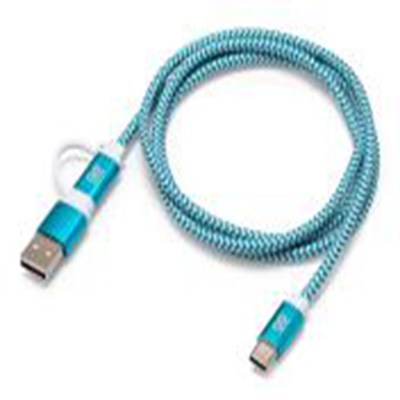 Arduino,TPX00094,Arduino, USB C 型二合一线缆，1M 蓝绿色