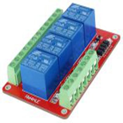 Seeit,HLE-RELAY04-5V,Seeit  HLE-RELAY04-5V 模块, GPIO, Relay Control Card芯片, 用于Arduino、AVR、PIC、Raspber
