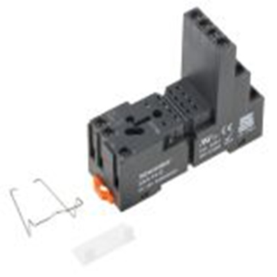 RS PRO,121-7803,继电器插座, 300V, 14触点, DIN 导轨安装, 适用于RKE 和 RKF 14 引脚继电器