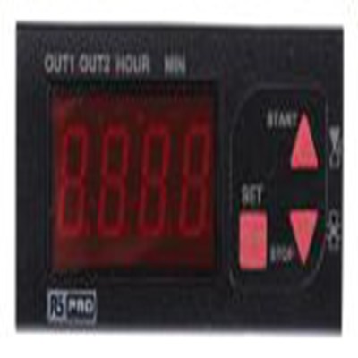 RS PRO,124-1077,计时器继电器, ETM2432系列, 面板, 0 to 01 min to 99 to 59 h范围, 2触点 24 V dc 230V 交流, 多功能