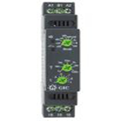 RS PRO,178-3459,计时器继电器, DIN 导轨, 0.1 s to 100 h范围, 1触点 12 to 230 V dc 12V 交流, 240 V 交流, 多功能, 单刀双掷时间范围