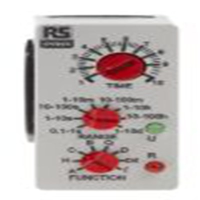 RS PRO,178-5021,计时器继电器, UNI系列, 0.1 s to 100 Days范围 12 to 240 V ac/dc 12V 交流, 240 V 交流, 多功能, 双刀双掷时间范围