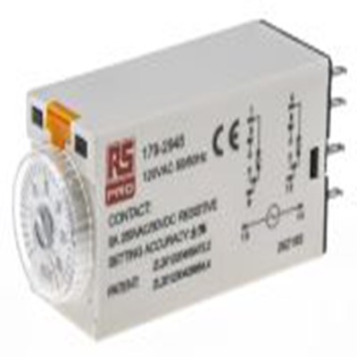 RS PRO,179-2945,计时器继电器, TKB系列, 1 to 30 min范围, 2触点 110V 交流, 1功能, 双刀双掷时间范围