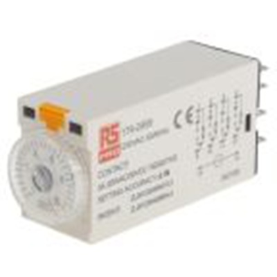 RS PRO,179-2959,计时器继电器, TKB系列, 0.5 to 10 s范围, 4触点 230V 交流, 1功能, 四刀双掷时间范围