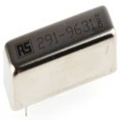 RS PRO,291-9631,簧片继电器, 48 V dc线圈, 单刀单掷, PCB安装 1 A 12000 Ω