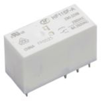 RS PRO,800-4482P,功率继电器, 230V 交流线圈 8A切换, 双刀双掷, PCB安装, 银合金触点, HF系列