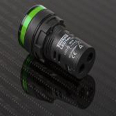 RS PRO,763-7949, 绿色 圆形 指示灯, Φ22 mm开孔, LED, 230 V ac, 20 mA, 聚碳酸脂主体, 面板安装, IP65 LEDtec系列