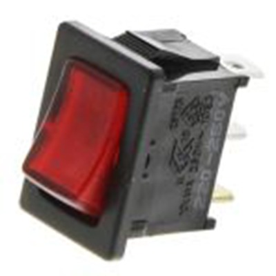 RS PRO,419-782, 照明 摇臂开关, 红色 开 - 无 - 开, 单刀单掷, 面板安装, 断开-接通操作, IP66