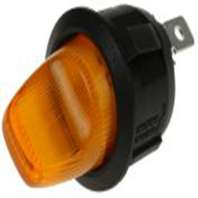RS PRO,419-849, 照明 扳钮开关, 单刀单掷, 开 - 关操作, 16 A 12 V dc, 面板安装, 插片端子