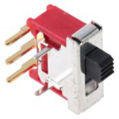 RS PRO,429-482, 单刀双掷 拨动开关, 闭锁操作, PCB安装, 400 (20 V) mA 尼龙