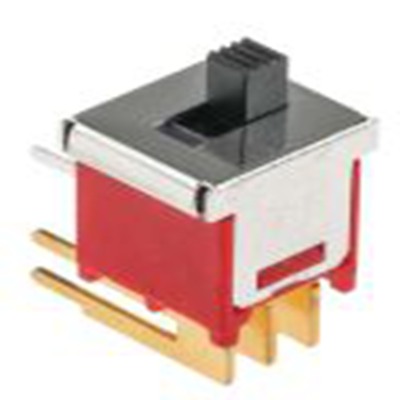 RS PRO,429-492, 双刀双掷 拨动开关, 闭锁操作, PCB安装, 400 (20 V) mA 尼龙