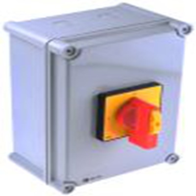 RS PRO,466-166, 3 隔离开关, 4极, DIN 导轨安装 40 A, IP65 18.5 kW, 红色把手
