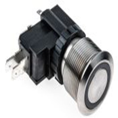 RS PRO,175-8780, 照明 按钮开关, Φ22.2 mm开孔, 面板安装, 闭锁操作, 白色LED, 单刀双掷, IP40 250 V 交流, MW22系列