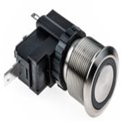 RS PRO,175-8696, 照明 按钮开关, Φ22.2 mm开孔, 面板安装, 闭锁操作, 白色LED, 单刀单掷, IP40 250 V 交流, MW22系列