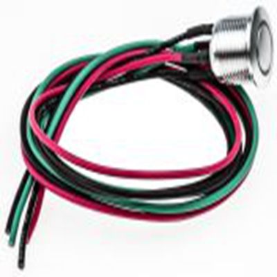 RS PRO,175-9363, 照明 按钮开关, Φ16 mm开孔, 面板安装, 瞬时型操作, 黄色LED, 单刀单掷, IP40 36 V dc, MPB16系列