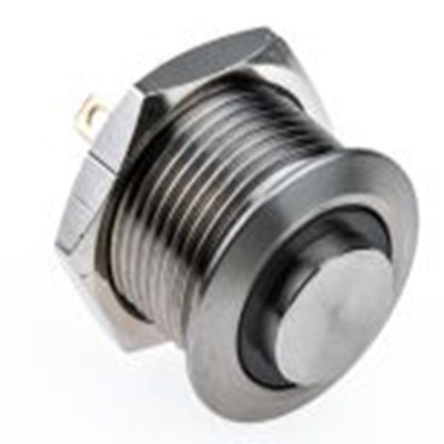RS PRO,175-9634, 照明 按钮开关, Φ16 mm开孔, 面板安装, 瞬时型操作, 红色LED, 单刀单掷, IP40 36 V dc