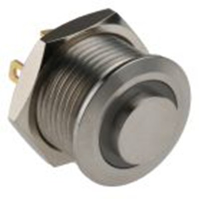 RS PRO,175-9468, 照明 按钮开关, Φ16 mm开孔, 面板安装, 瞬时型操作, 黄色LED, 单刀单掷, IP40 36 V dc, MPB16系列