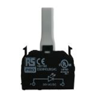 RS PRO,188-1180, 包含LED 照明块, 蓝色灯, 照明块, 24 V ac/dc