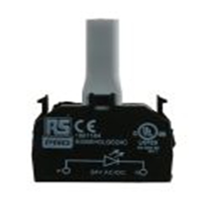 RS PRO,188-1184, 包含LED 照明块, 绿色灯, 照明块, 24 V ac/dc