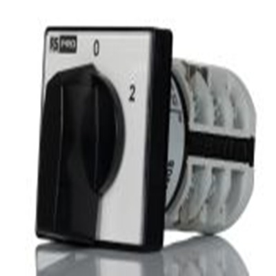 RS PRO,208-3908,3档, 60 ° 20 A, 三相, 旋钮执行器, IP20