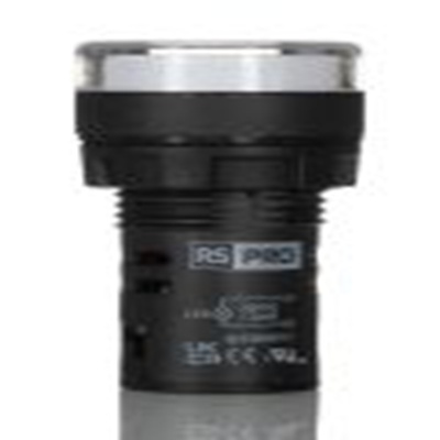 RS PRO,271-7491, 白色 圆形 指示灯, Φ22 mm开孔, LED, 230 V ac, 面板安装, IP65