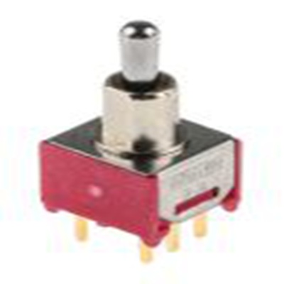 RS PRO,448-0854, 扳钮开关, 双刀双掷, 开 - 关 - 开操作, 400 mA 15 V dc, PCB安装, 焊接端子, IP66, IP56