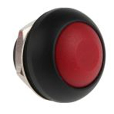 RS PRO,734-6710P, 微型按钮开关, Φ13.6 mm开孔, 面板安装, 开 - 关操作, 红色LED, 单刀单掷, IP40 50 V dc, PA系列