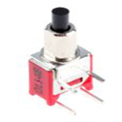 RS PRO,734-6732P, 按钮开关, Φ4.9 mm开孔, PCB安装, 瞬时型操作, 黑色LED, 单刀单掷 28 V dc 120 V 交流