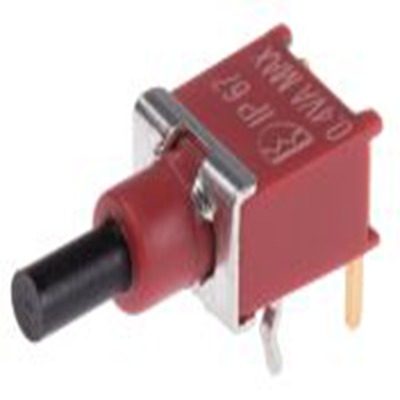RS PRO,734-6820P, 按钮开关, PCB安装, 开 - 关操作, 单刀单掷, IP40 20 V dc