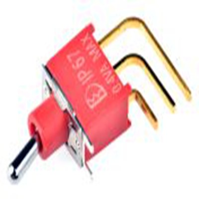 RS PRO,734-6974P, 扳钮开关, 单刀双掷, 接通 -（接通）操作, 400 mA 12 V dc, PCB安装, 焊接端子, IP40