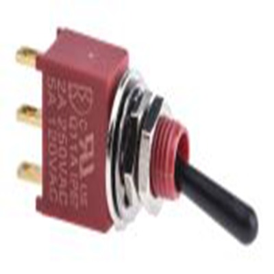 RS PRO,734-6978P, 扳钮开关, 单刀双掷, 接通 -（接通）操作, 5 A 12 V dc, 面板安装, 焊接端子, IP40