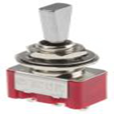 RS PRO,734-7000P, 扳钮开关, 单刀双掷, 开 - 关 - 开操作, 3 A 26 V dc, 面板安装, 焊接端子
