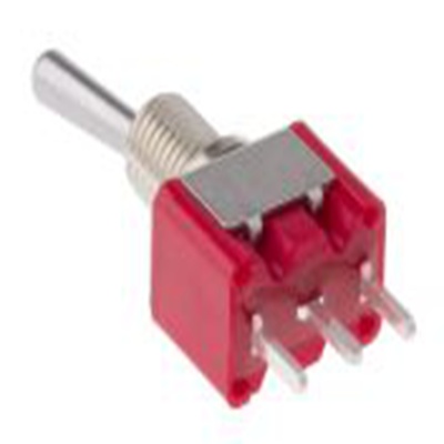 RS PRO,734-7003P, 扳钮开关, 单刀双掷, 接通 -（接通）操作, 3 A 12 V dc, PCB安装, 通孔端子