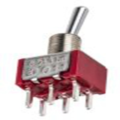 RS PRO,734-7025P, 扳钮开关, 双刀双掷, 开 - 无 - 开操作, 5 A 26 V dc, PCB安装, 通孔端子
