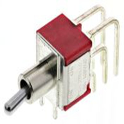 RS PRO,734-7028P, 扳钮开关, 双刀双掷, 接通 -（接通）操作, 5 A 26 V dc, PCB安装, 焊接端子