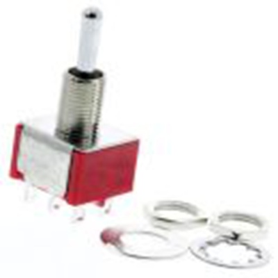 RS PRO,734-7038, 扳钮开关, 双刀双掷, 开 - 关 - 开操作, 5 A 26 V dc, 面板安装, 焊接端子