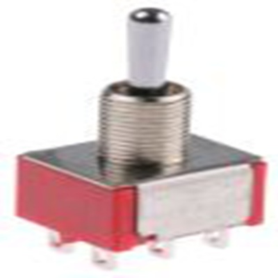 RS PRO,734-7053, 扳钮开关, 双刀双掷, 开 - 开 - 开操作, 2 A 26 V dc, 面板安装, 焊接端子