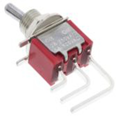 RS PRO,734-7094P, 扳钮开关, 单刀双掷, 接通 -（接通）操作, 5 A 28 V dc, PCB安装, 通孔端子