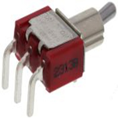 RS PRO,734-7104P, 扳钮开关, 单刀双掷, 接通 -（接通）操作, 5 A 28 V dc, PCB安装, 通孔端子