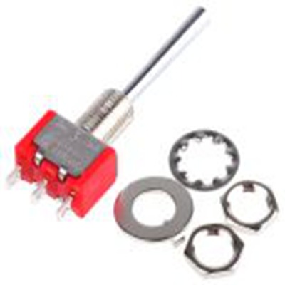 RS PRO,734-7135P, 扳钮开关, 单刀双掷, 开 - 关 - 开操作, 5 A 28 V dc, 面板安装, 焊接端子