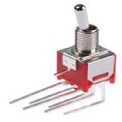 RS PRO,734-7198P, 扳钮开关, 双刀双掷, 接通 -（接通）操作, 3 A 15 V dc, PCB安装, 通孔端子, IP66, IP56