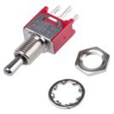 RS PRO,734-7233P, 扳钮开关, 单刀双掷, 开 - 关 - 开操作, 3 A 24 V dc, 面板安装, 焊接端子, IP66, IP56