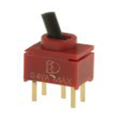 RS PRO,734-7246P, 扳钮开关, 单刀双掷, 接通 -（接通）操作, 400 mA 24 V dc, PCB安装, 通孔端子, IP40