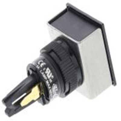 RS PRO,745-2455, 照明 按钮开关, Φ16 mm开孔, 面板安装 方形, IP65