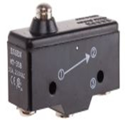 RS PRO,797-2523, 柱塞 微型开关, SPCO, 250 V 交流, 15 A触点, 螺钉端, 操作力428g, IP40