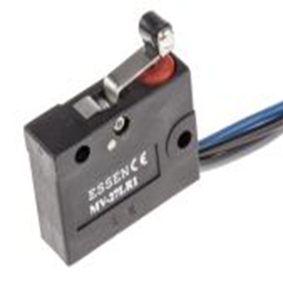 RS PRO,797-2549, 短转子杠杆 微型开关, SPCO, 250 V 交流, 5 A触点, 电缆端, 操作力390g, IP40